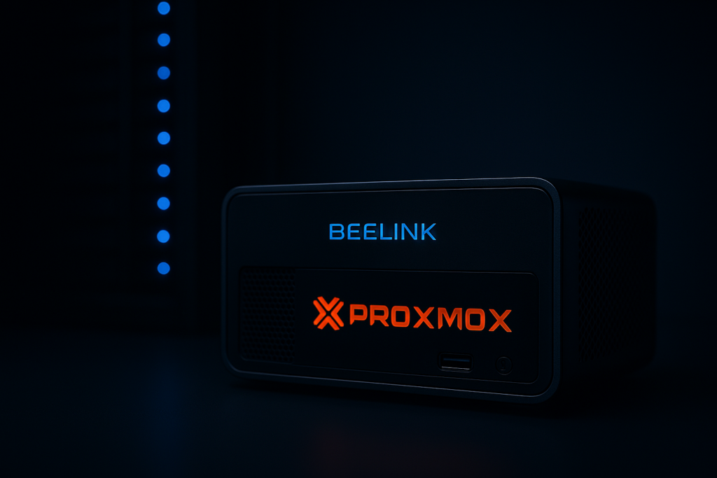 Beelink Mini-PC Server mit Proxmox Virtualisierungsplattform